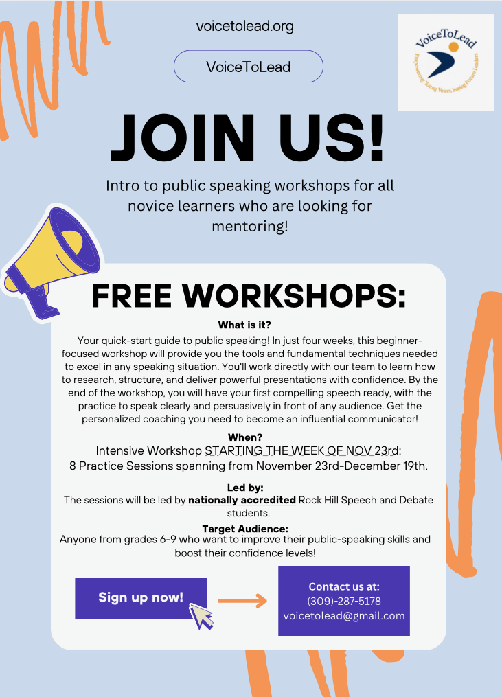 Workshop 1 flyer